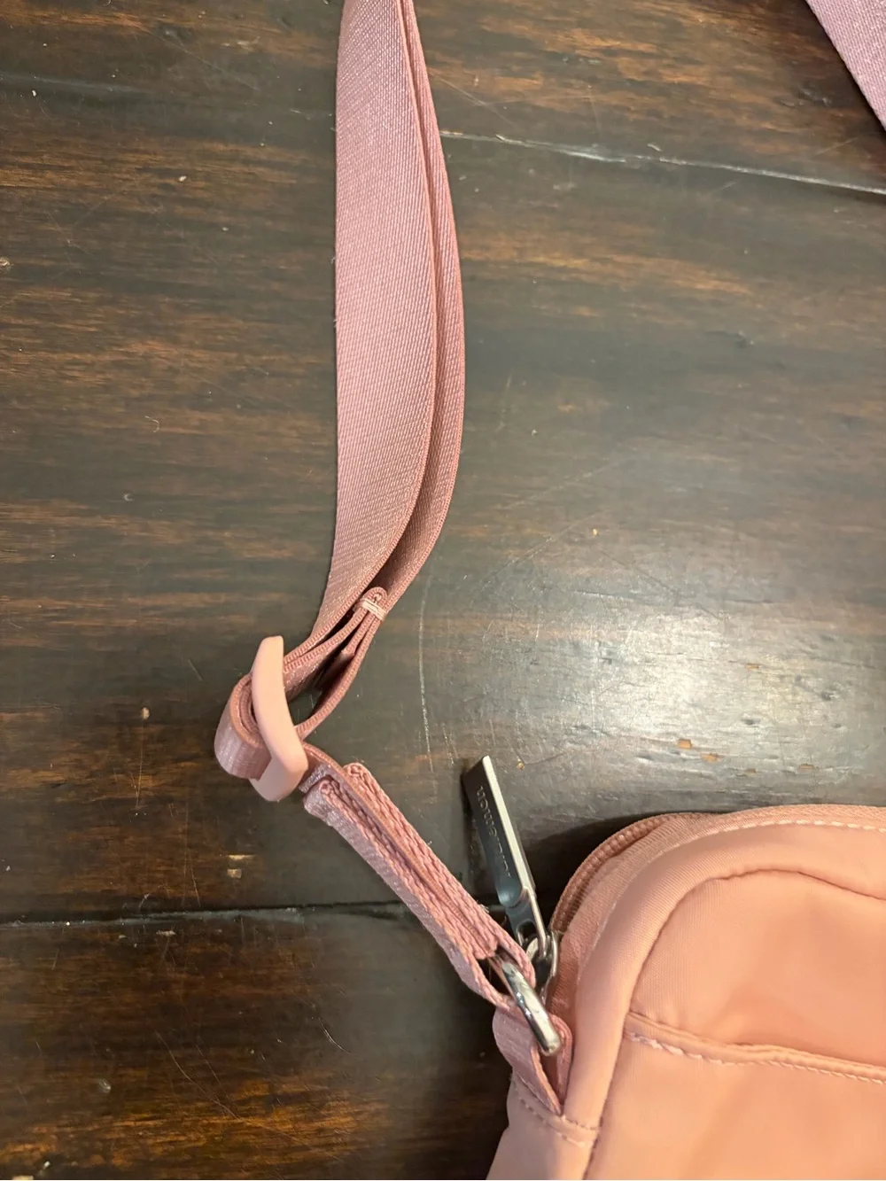 lululemon athletica Blush Pink Crossbody adventure  Bag